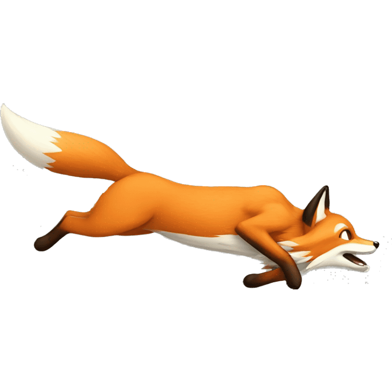 fox-diving emoji