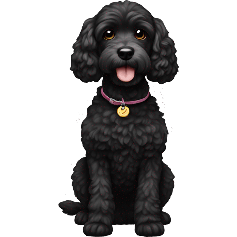 cockapoo black emoji