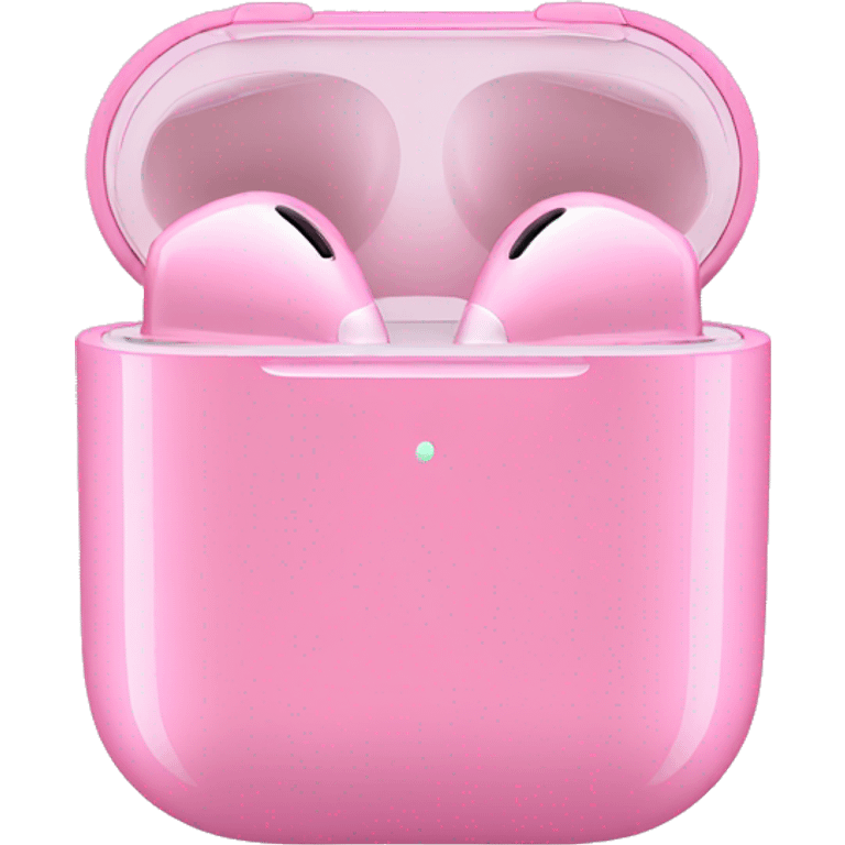 Pink AirPods emoji