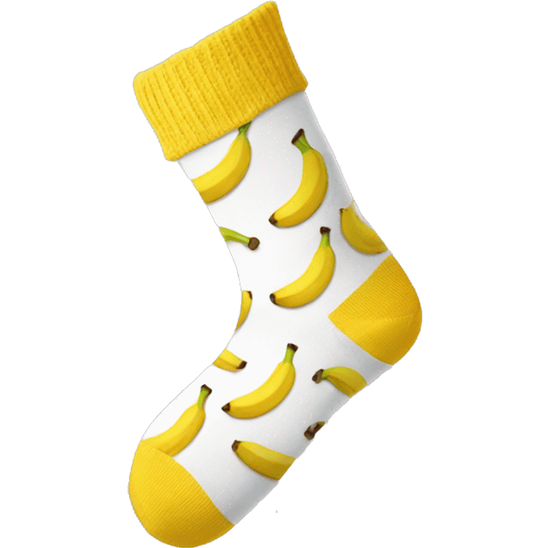 Banana sock emoji