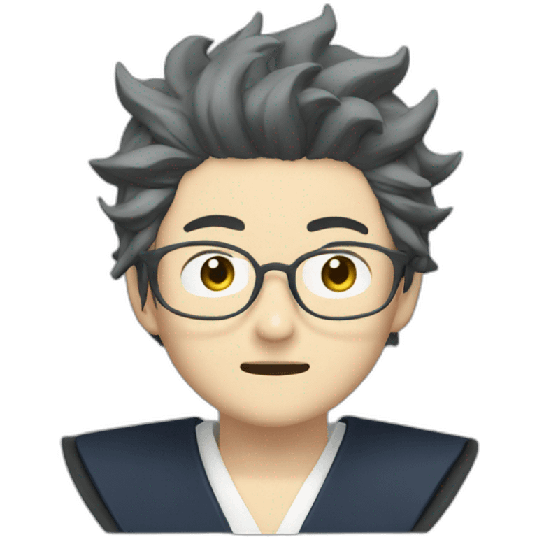 Satoru gojo using infinite voide emoji