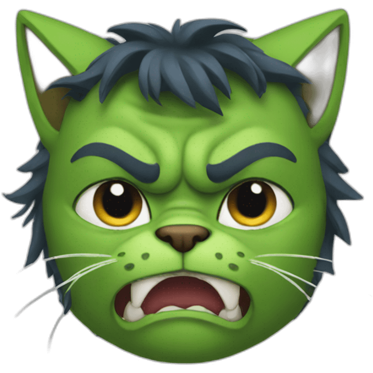 cat hulk emoji