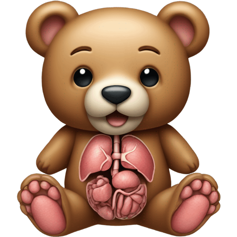 Teddy bear organs  emoji