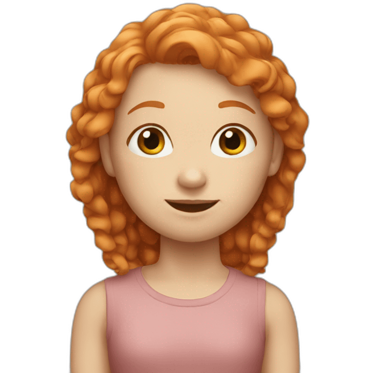 Ginger girl emoji