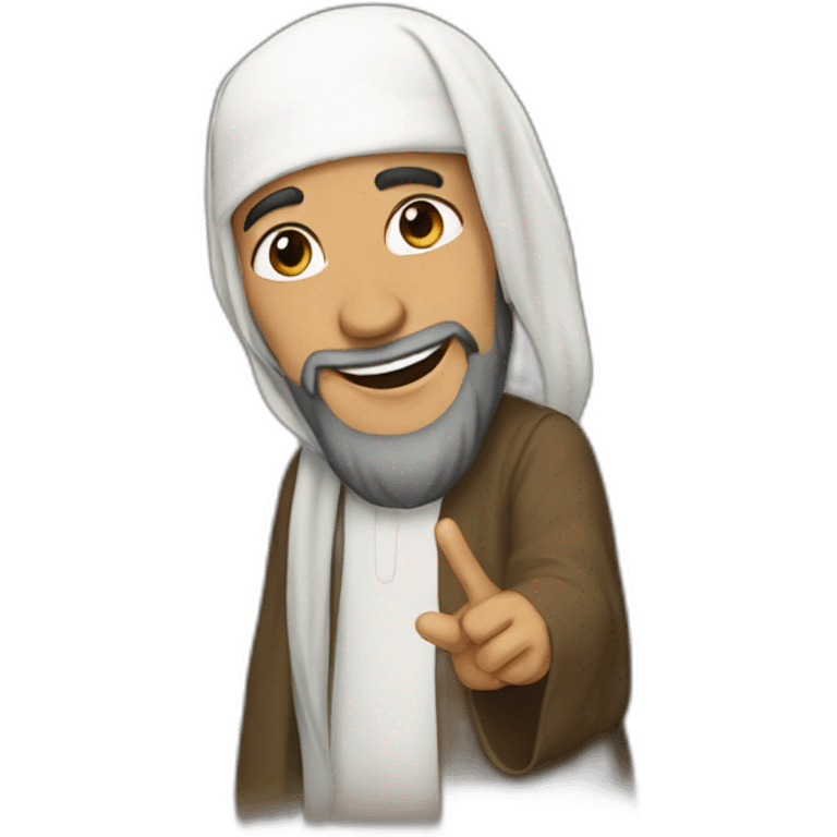 muslim say bye emoji