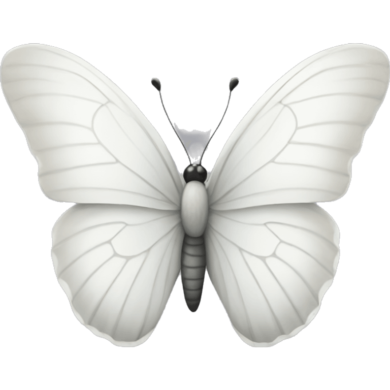 White butterfly emoji