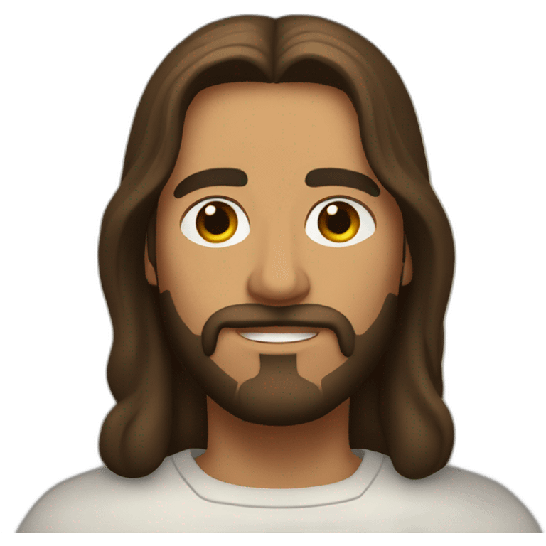 Jesús contento emoji