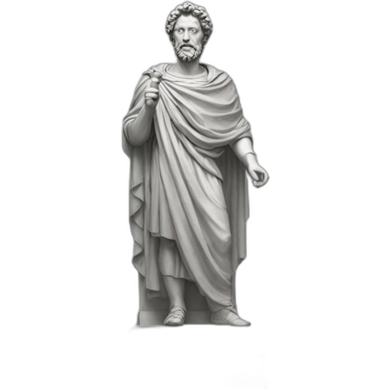 marcus aurelius statue  emoji