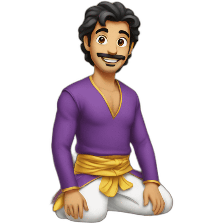 Aladin with carpet emoji