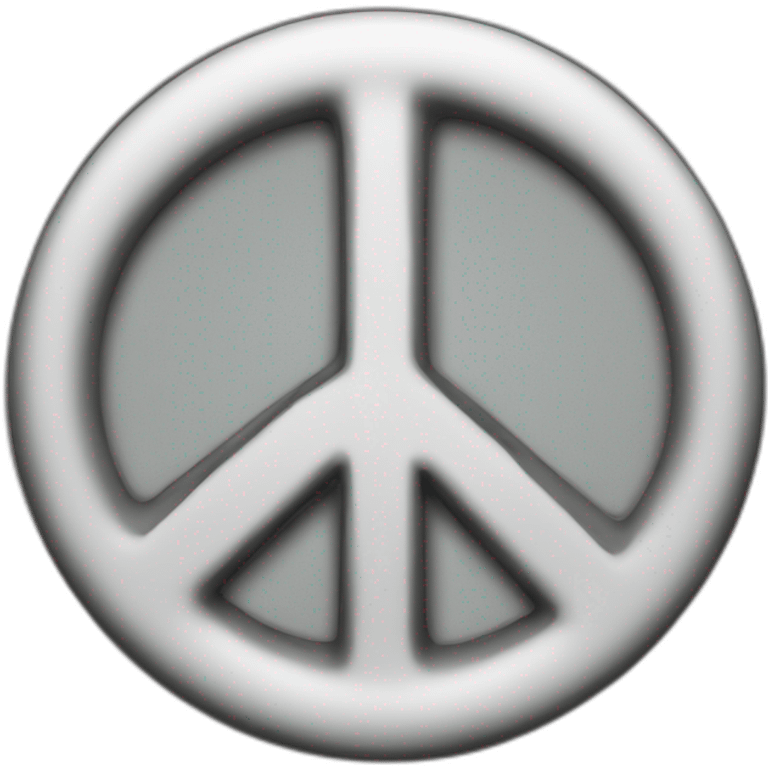 two peace sign emoji