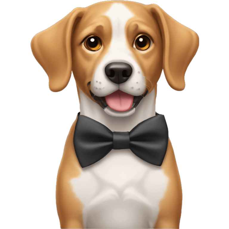 dog with bowtie emoji