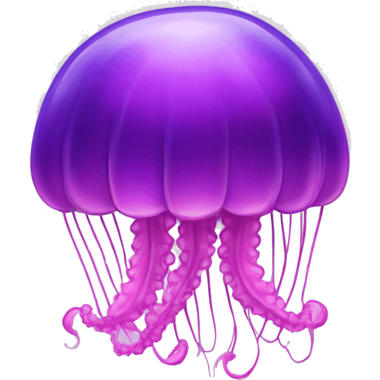 Pink and purple majestic jellyfish  emoji