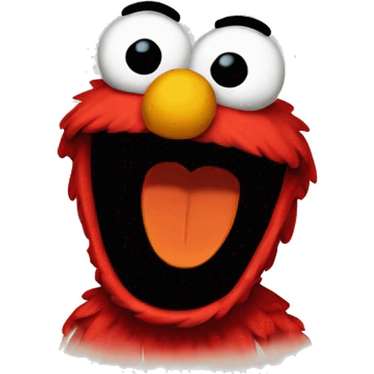 Elmo shutting up emoji