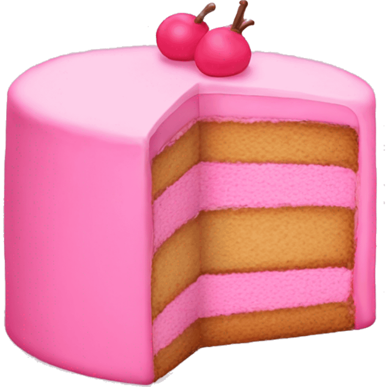 pink cake emoji