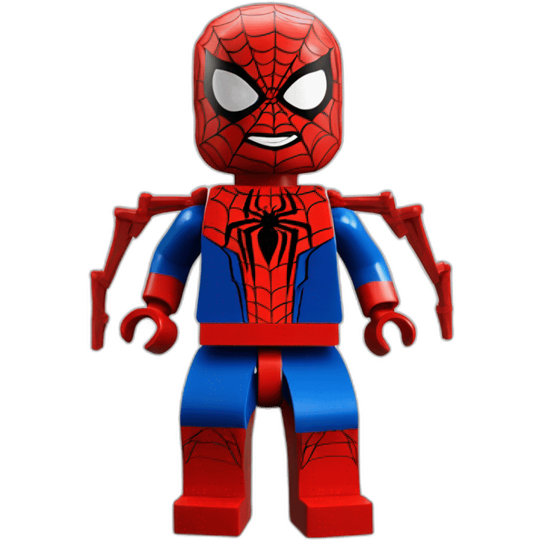 Lego spiderman emoji