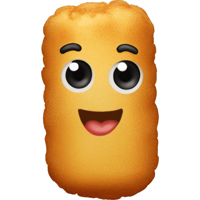 single Tater tot emoji