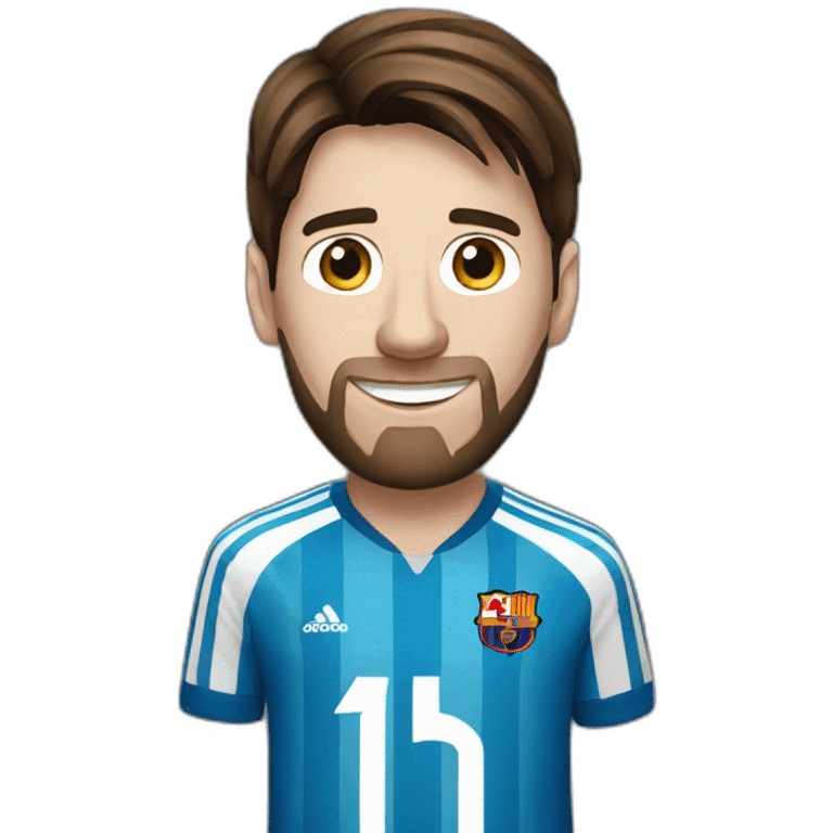 Messi football  emoji