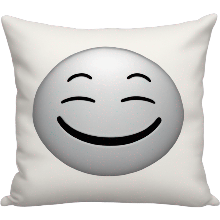 Smile face with pillow emoji