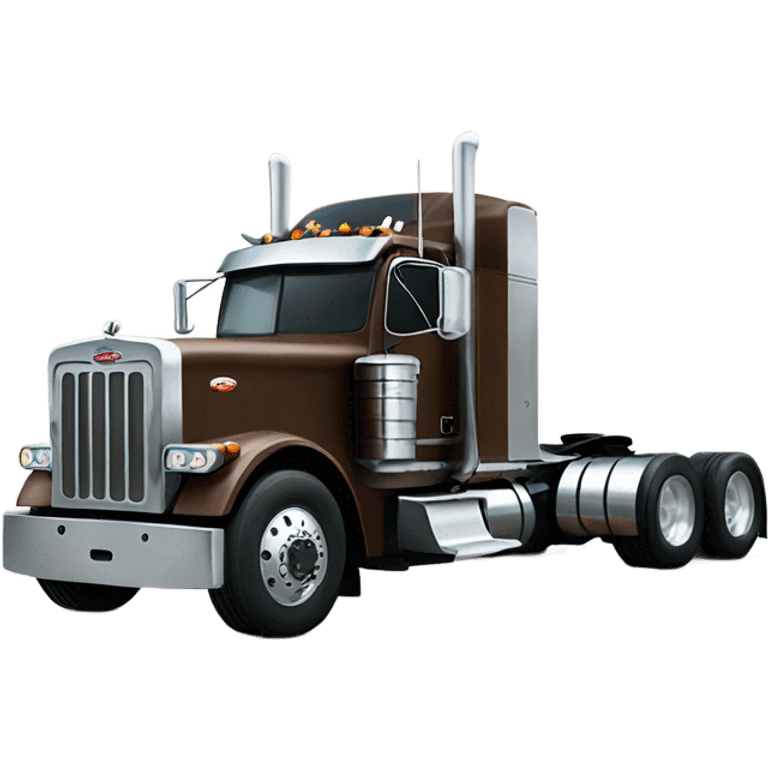 Peterbilt 389 brown emoji