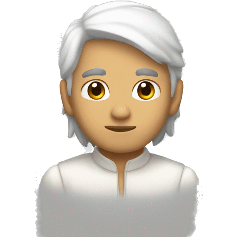 Moño blanco emoji