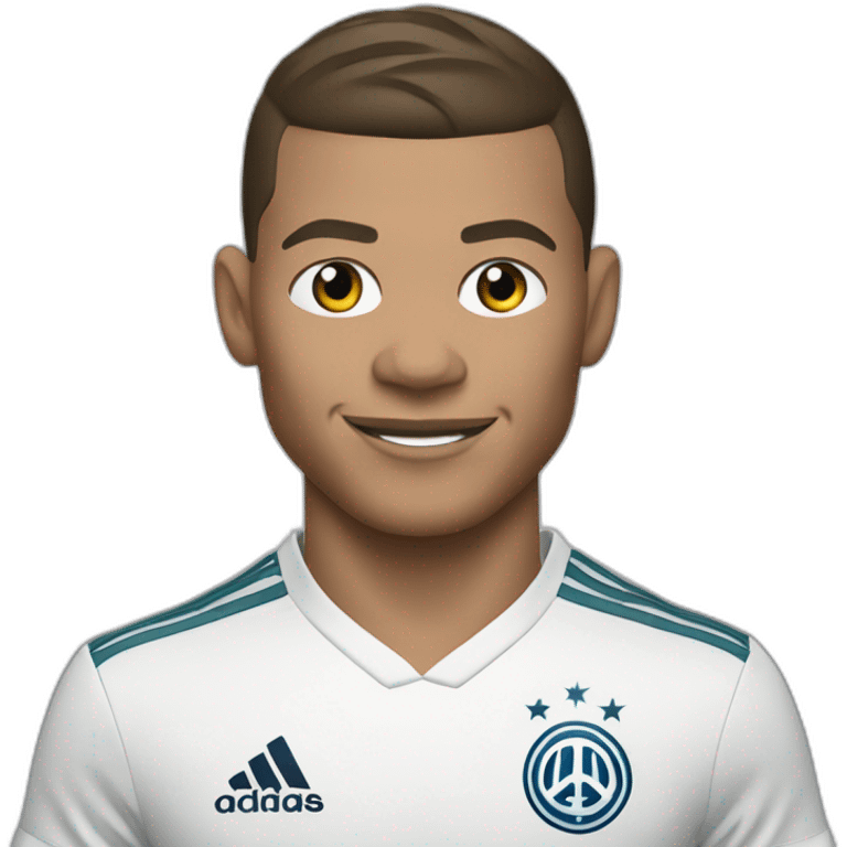 Mbappé dans une audi emoji