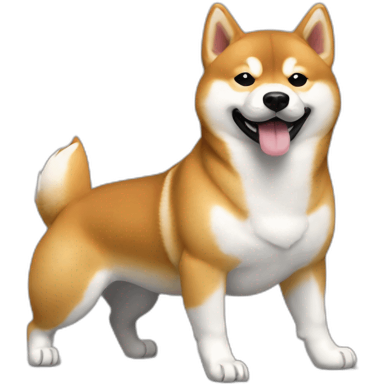 Shiba inu avec des Air Max Tn emoji