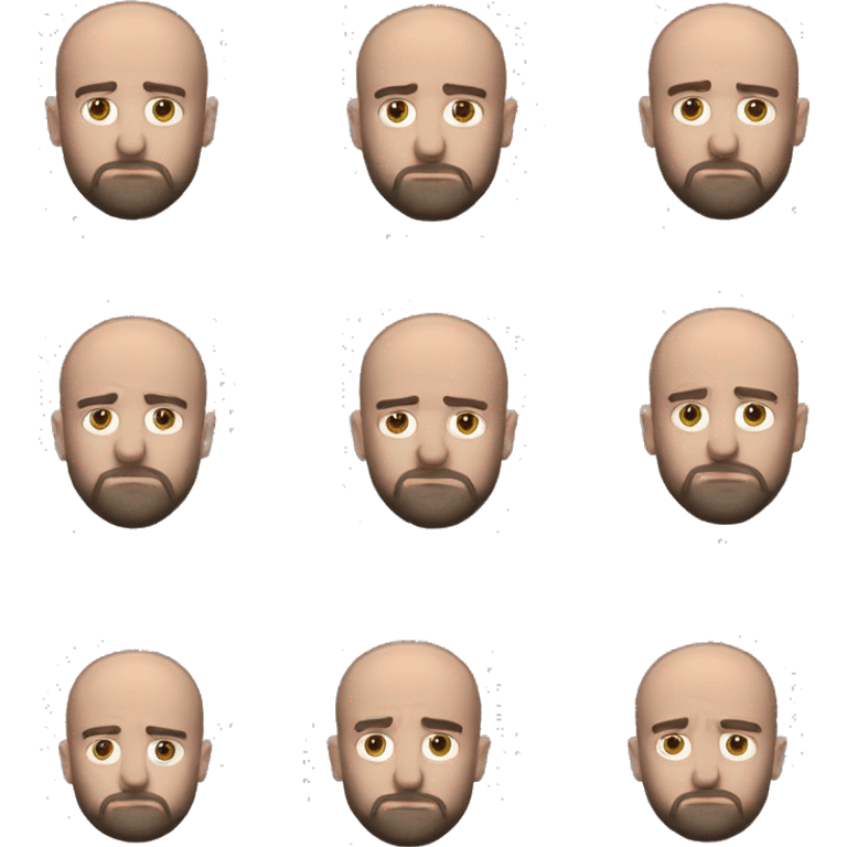 photorealistic Charles Michel sad emoji