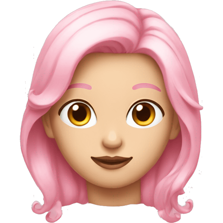 Light pink ahow emoji