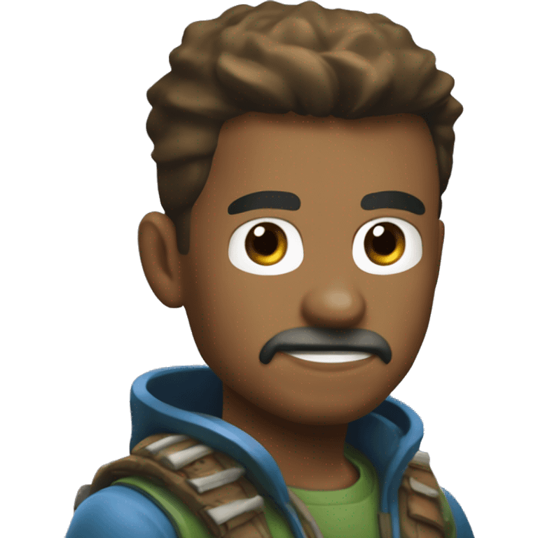 motero jugador de videojuegos y pescador personaje de marvel emoji