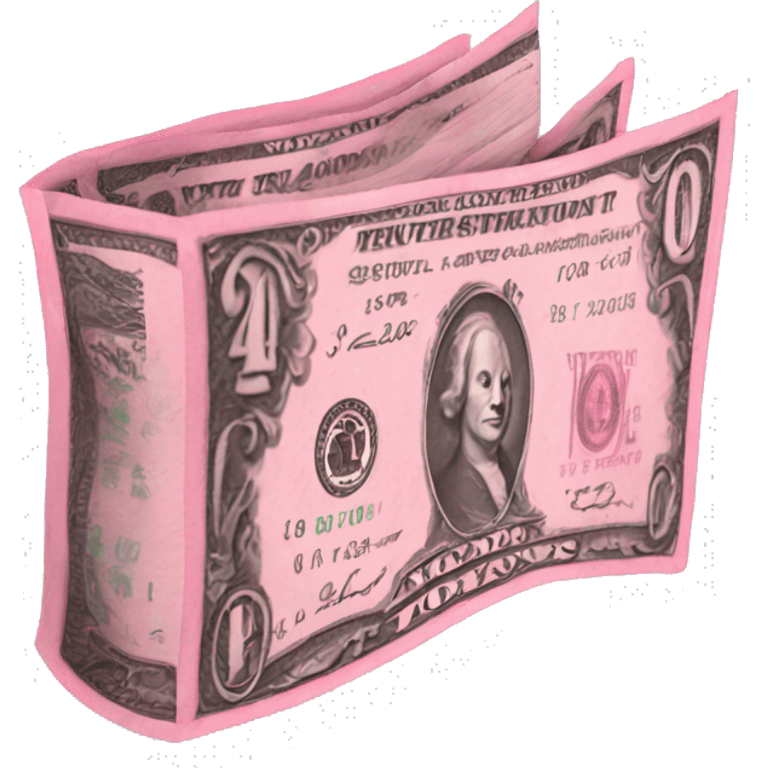 Pink money  emoji