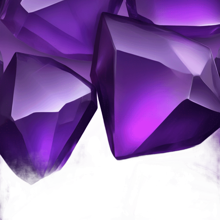 purple obsidian crystal emoji