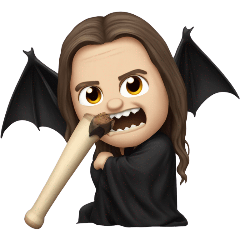 ozzy osbourne biting a bat emoji