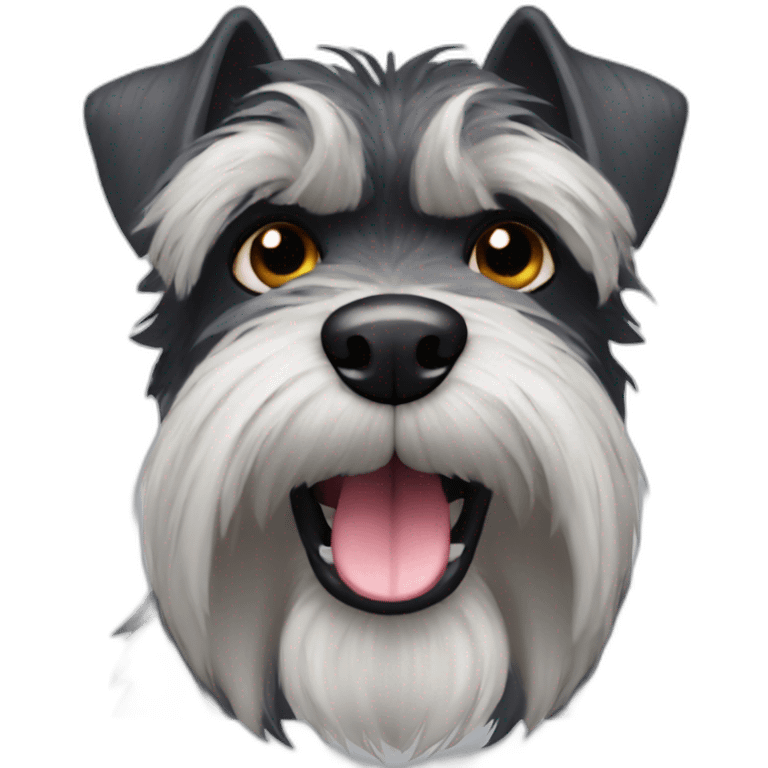 schnauzer monster emoji