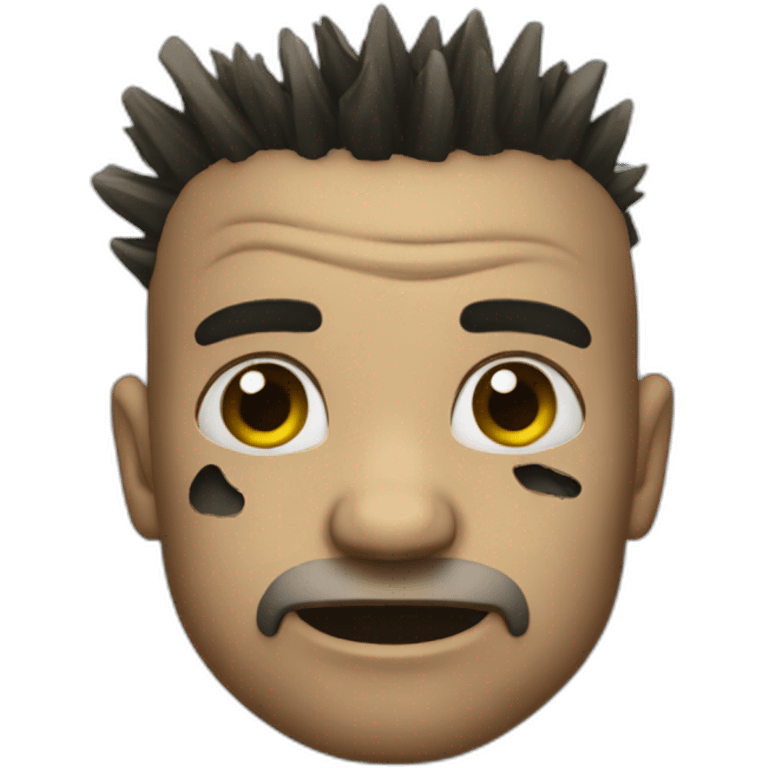 Beat up punk emoji