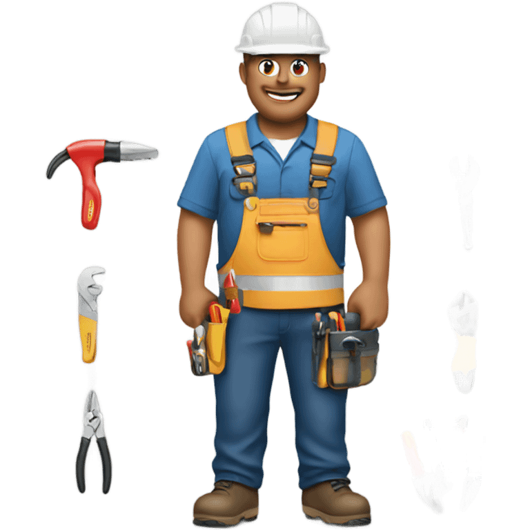 electrician with his tools emoji