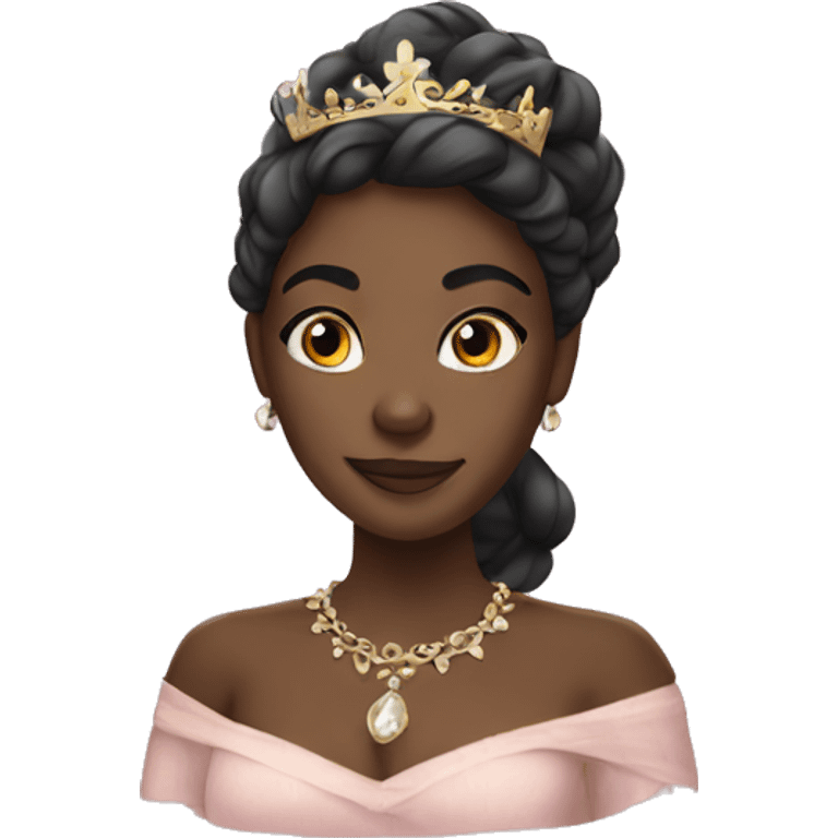 Black princess emoji