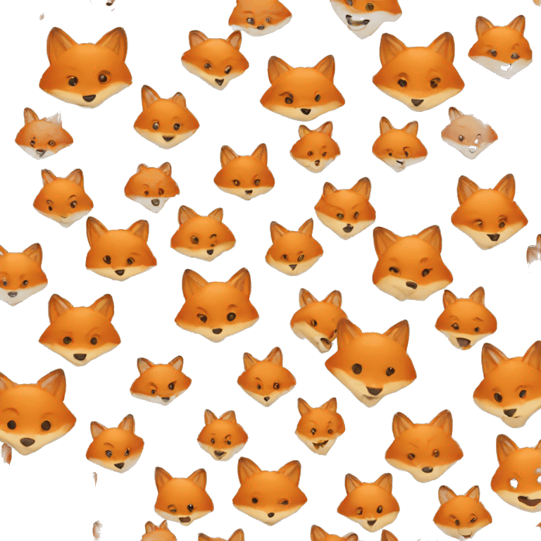 Fox poke emoji