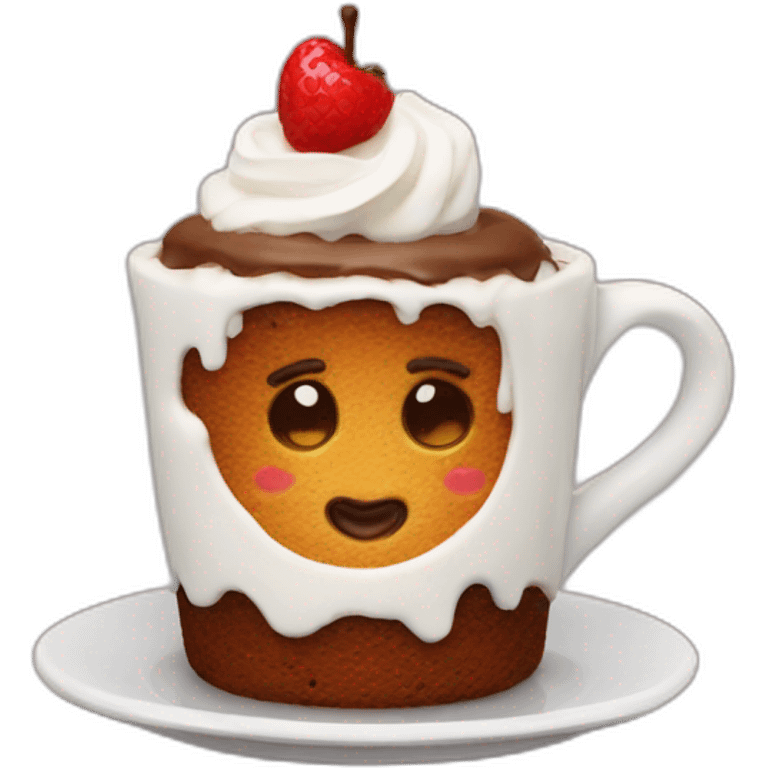 Mug cake emoji