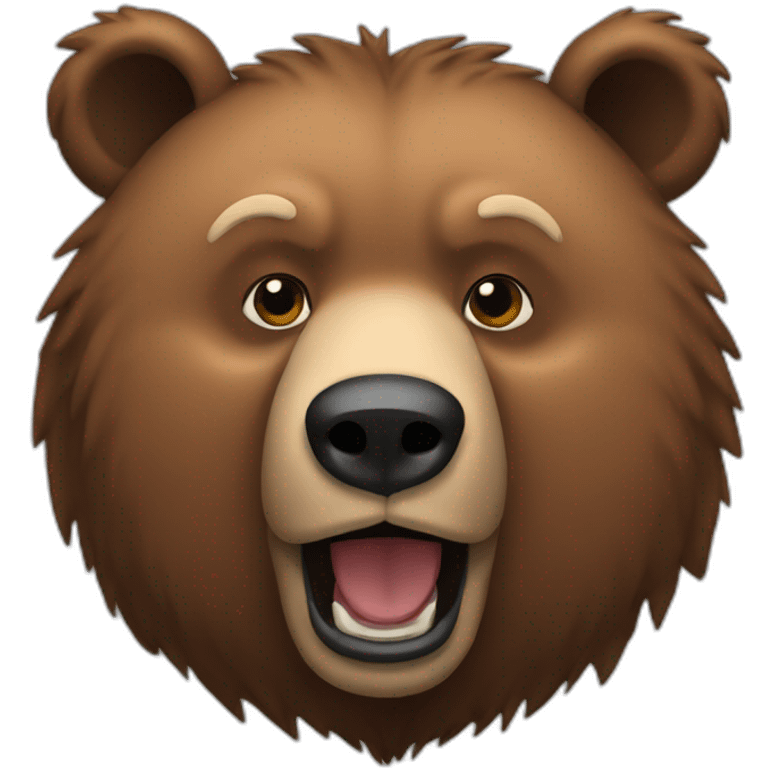 Grizzly bear emoji