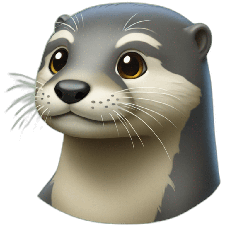 Loutre verte emoji