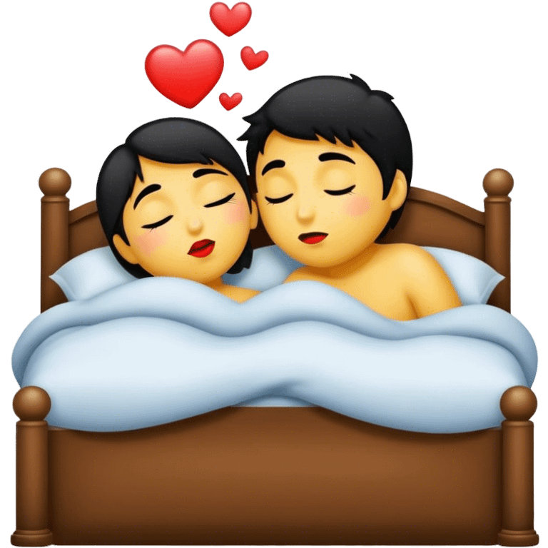 Kiss goodnight emoji