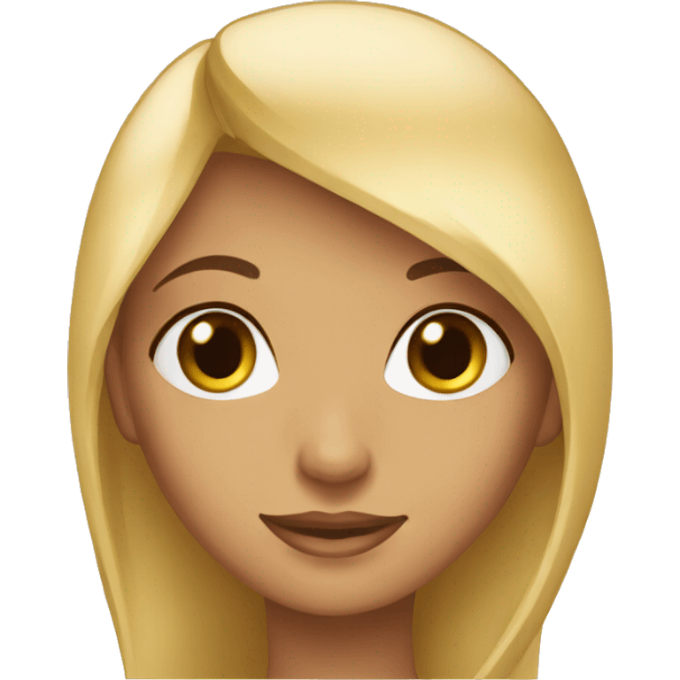 blond hair Arabian girl emoji