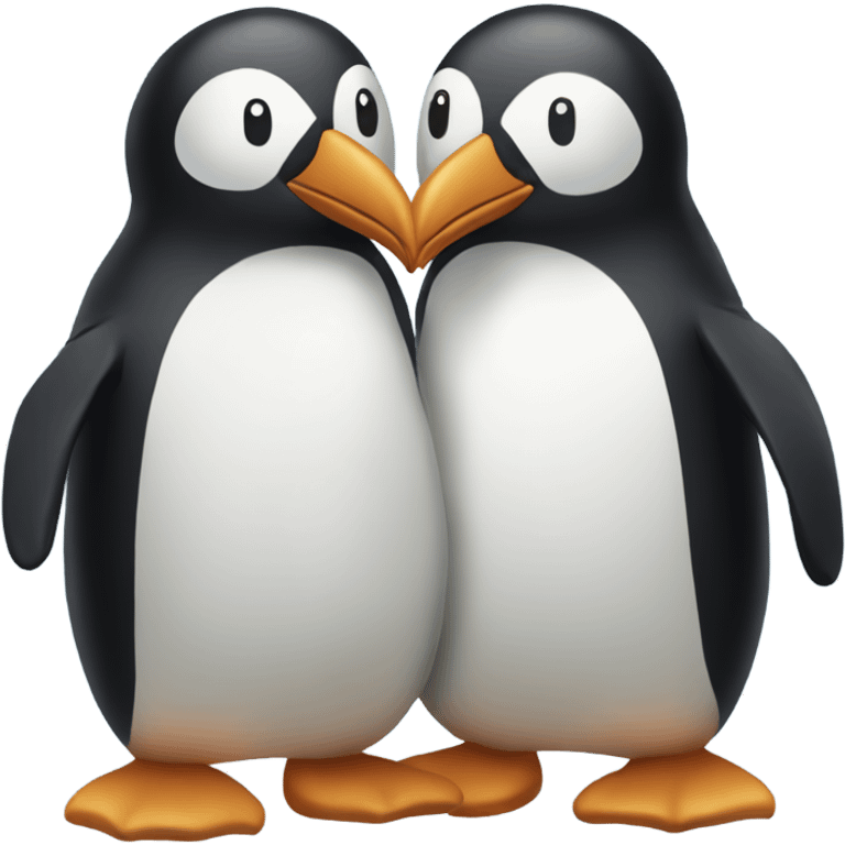 Penguine couple emoji