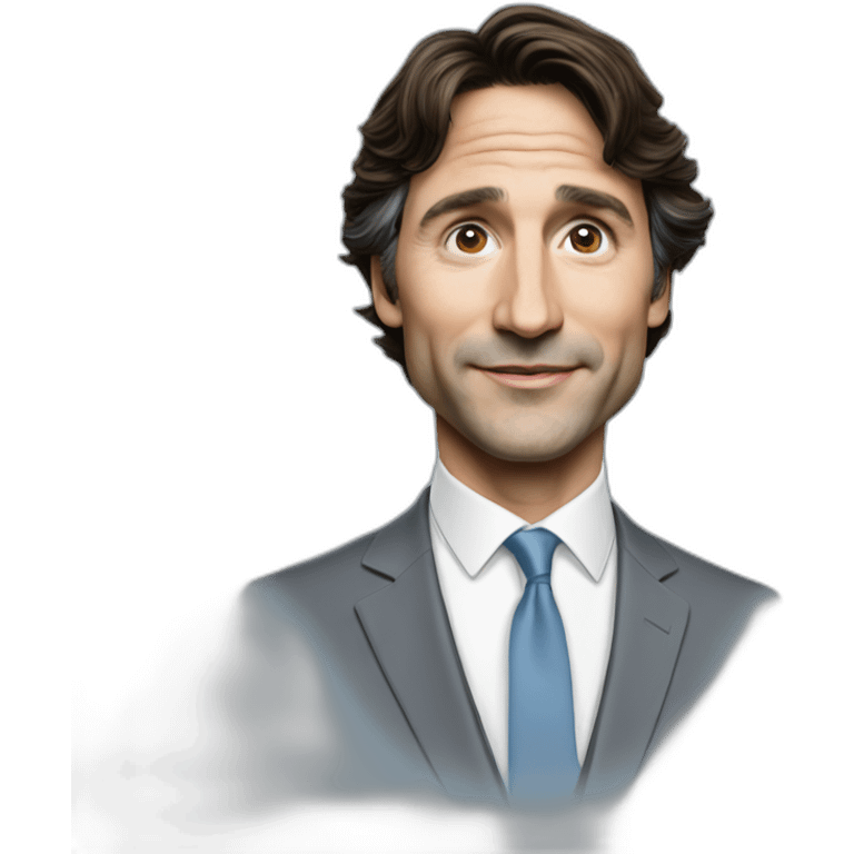 hyper realistic fishy Trudeau emoji