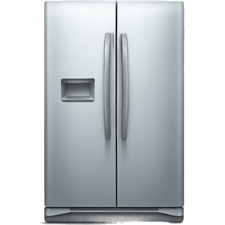 Fridge with sorrow look emoji