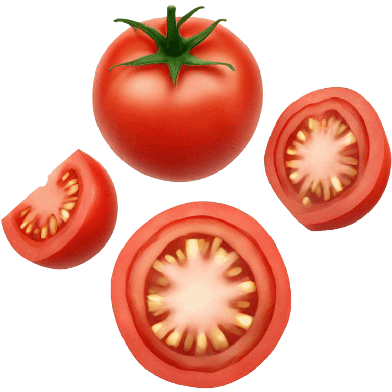 sliced tomato emoji