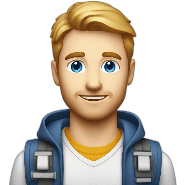 blue eyed australian product design engineer emoji