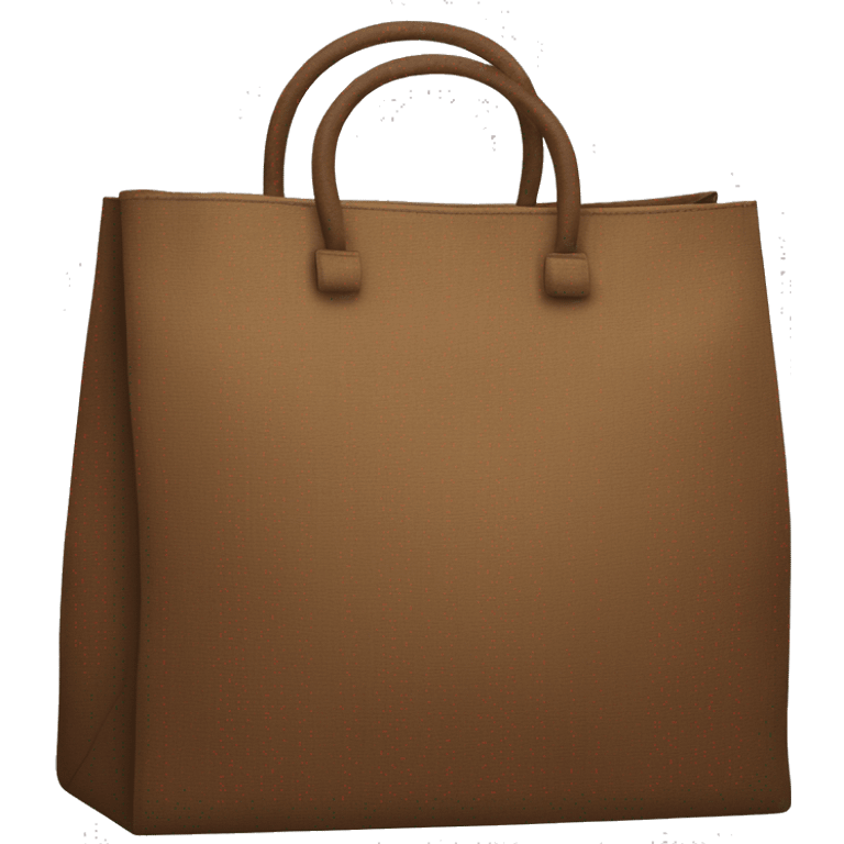 Brown the tote bag emoji