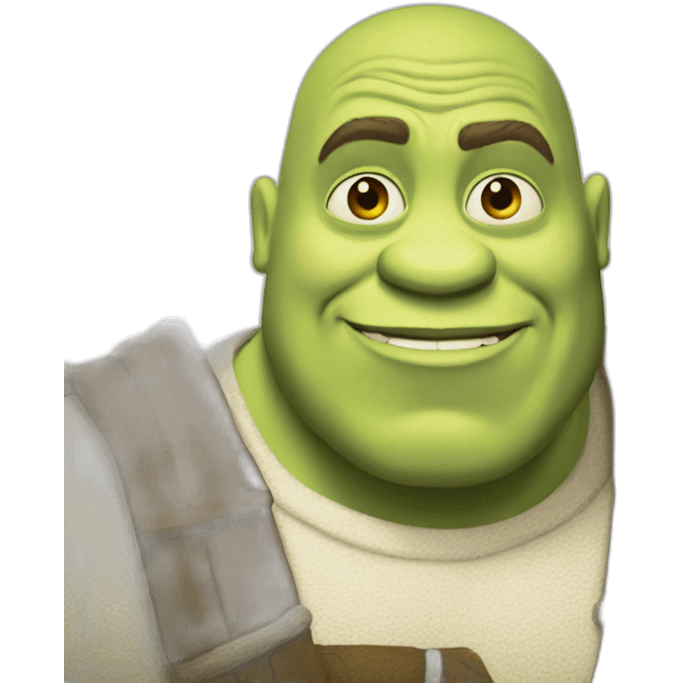 White shrek emoji