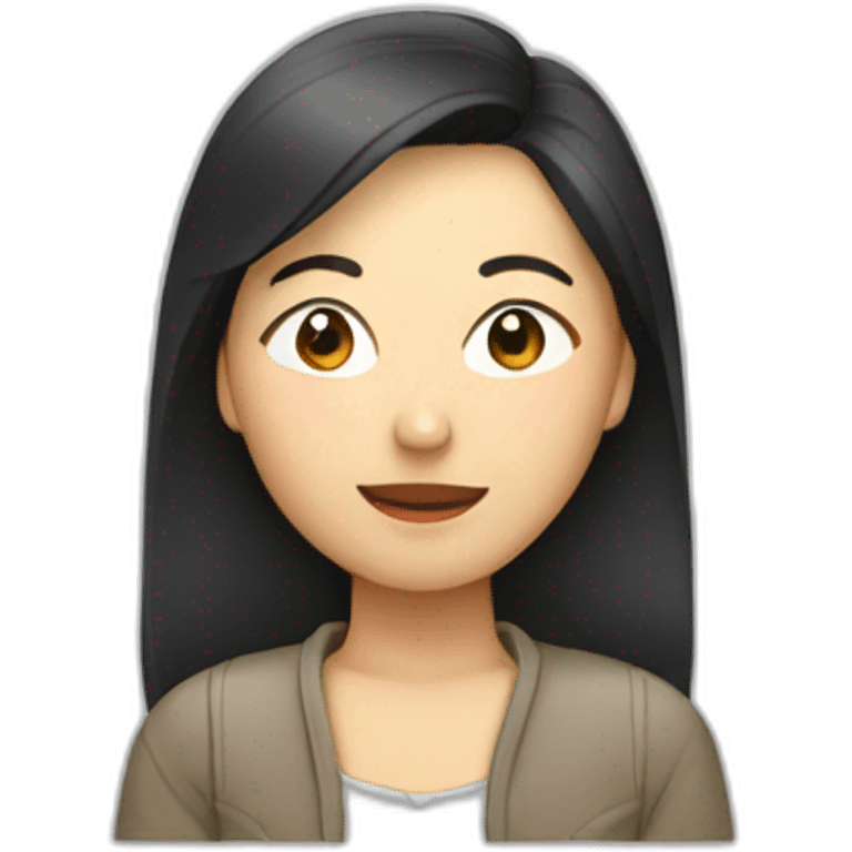 Asian women in car emoji